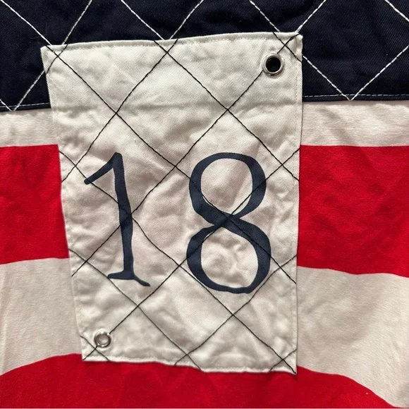 Brooks Brothers 1818 long sleeve patch detail rugby shirt - Picture 4 of 7